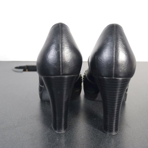 Franco Sarto Chunky Studded Heels Size 6 - Picture 5 of 7